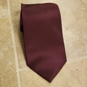 Calvin Klein red burgundy tie